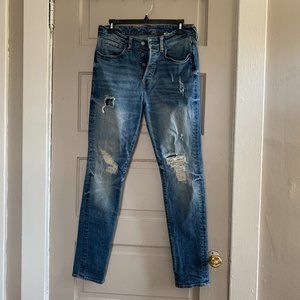 H&M Distressed Skinny Jeans